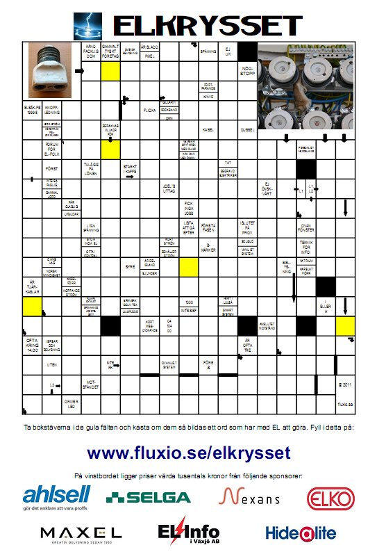 Fluxios korsord  Elkrysset 2011