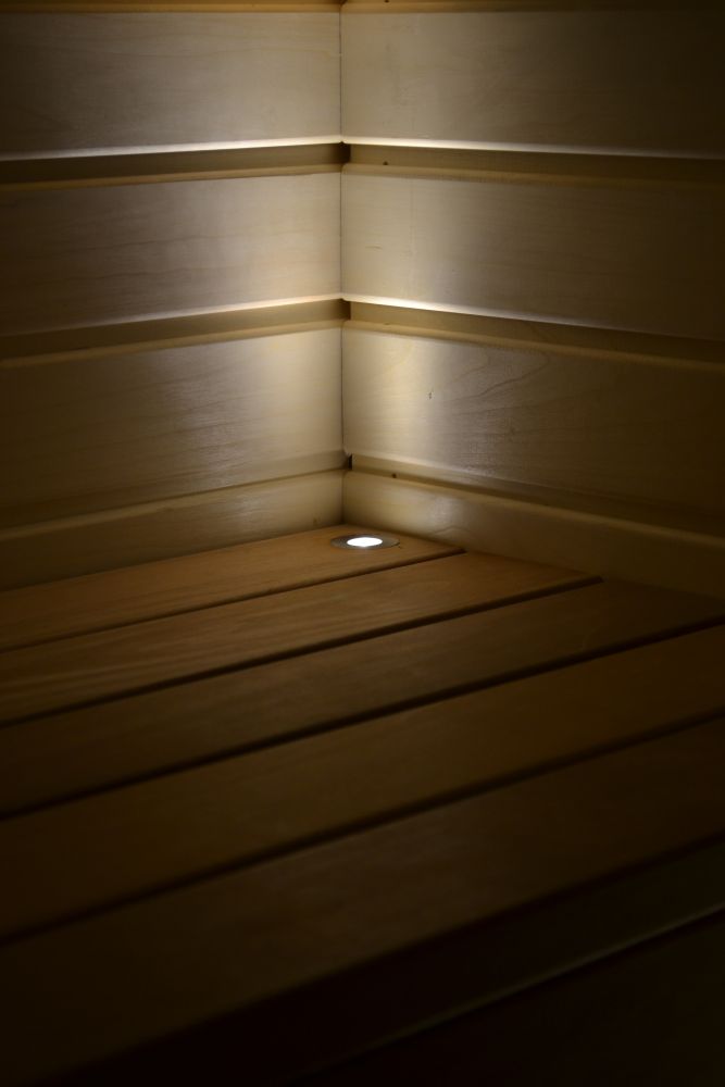 Bastubelysning under lav